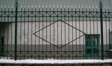 Секционный забор металлический №2